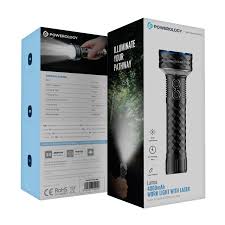 POWEROLOGY LUMOS 4000MAH WORK LIGHT WITH LASER BLACK PWZF7857BK