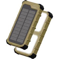 POWEROLOGY SOLARA 10000MAH SOLAR POWER BANK KHAKI PPBCHA100KH