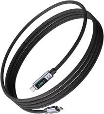 BLUPEBBLE POWERFLOW PD 240W USB-C TO USB-C BRAIDED CABLE 1.2M BLUE BP-PF2USBC1.2BR240W-BL