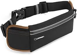UGREEN OUTDOOR RUNNING WAIST BELT PACK BLACK 20818