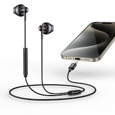 YESIDO ALUMINIUM ALLOY USB-C WIRED EARPHONE BLACK YH49