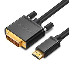MINDPURE HDMI TO DVI MALE TO MALE BLACK ROUND WIRE 3M LX10321
