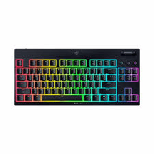 RAZER BLACKWIDOW V4 LOW-PROFILE TENKEYLESS HYPERSPEED WIRELESS MECHANICAL GAMING KEYBOARD YELLOW RZ03-05450100-R3M1