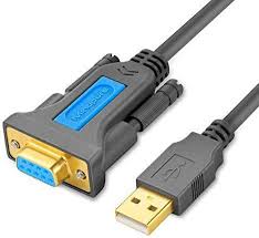 MINDPURE USB TO DB9 RS-232 SERIAL CABLE 2M GRAY LX10375