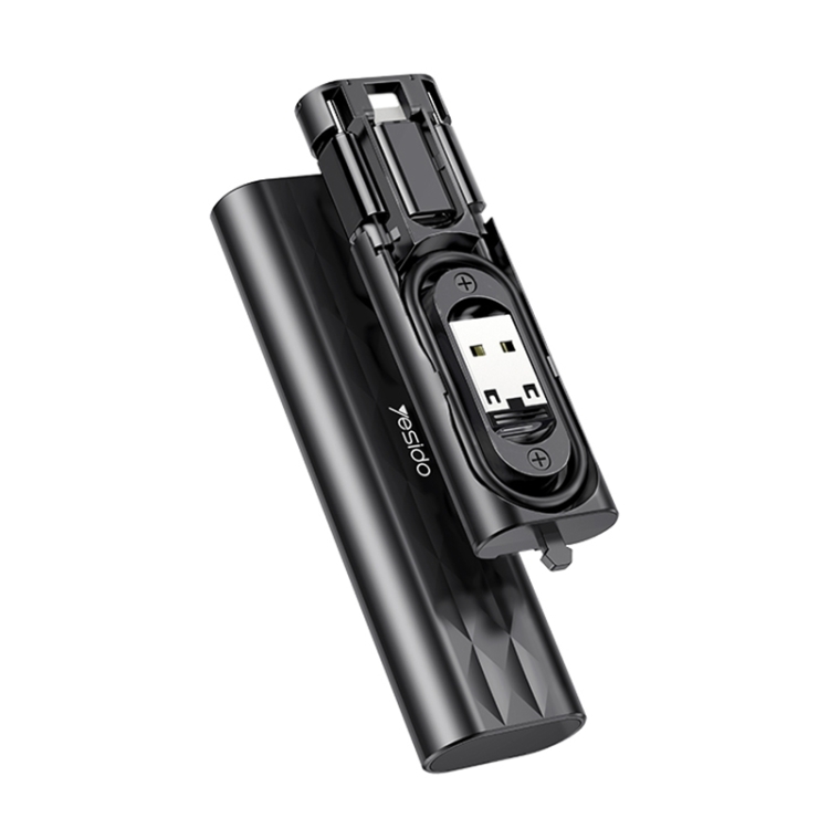 YESIDO 5 IN 1 MULTIFUNCTIONAL CHARGING DATA CABLE STORAGE BOX SUIT CA114
