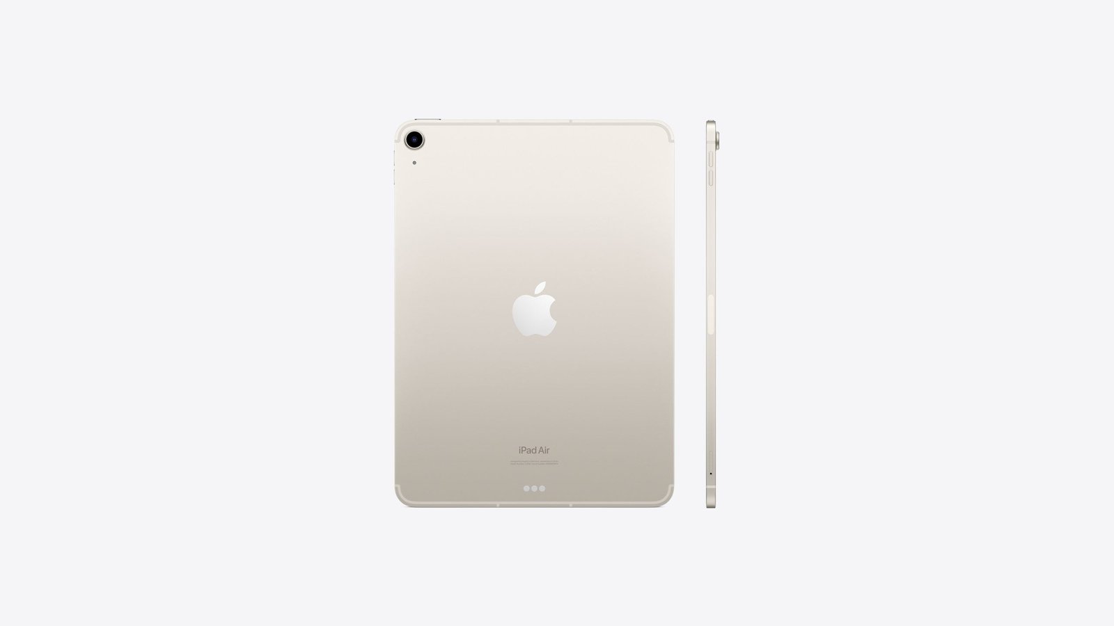 APPLE IPAD AIR (5TH GENERATION) WIFI + CELLULAR 64GB STARLIGHT MM6V3 thumbnail 2