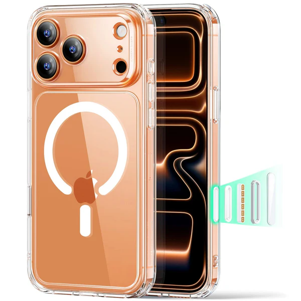 ESR CLASSIC HYBRID MAGNETIC CASE CAM CONTROL COMPATIBLE WITH IPHONE 17 PRO MAX CLEAR BLACK