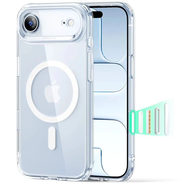 ESR CLASSIC HYBRID MAGNETIC CASE CAM CONTROL COMPATIBLE WITH IPHONE 17 AIR CLEAR