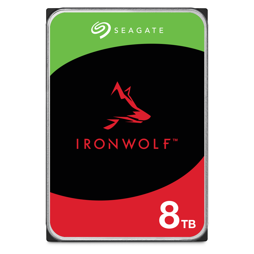 SEAGATE IRONWOLF NAS 8TB 7200RPM SATA 6.0 GB/S 256MB HARD DRIVE ST8000VN004
