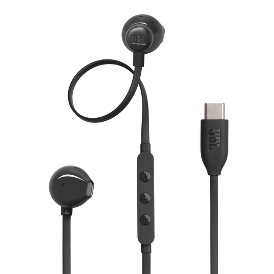 JBL TUNE 305C USB-C WIRED EARBUDS BLACK