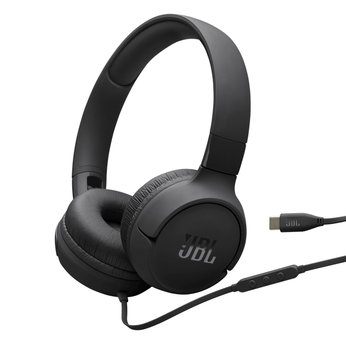 JBL TUNE 520C USBC WIRED HEADSET BLACK