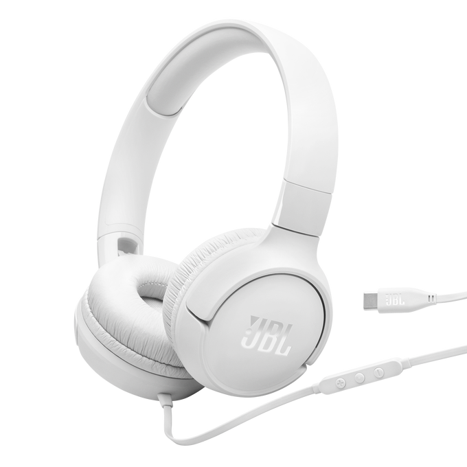 JBL TUNE 520C USBC WIRED HEADSET WHITE