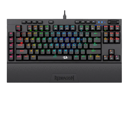 Redragon K596 RGB Pro Mechanical Gaming Keyboard – Compact Design, Red Switches, and Vibrant RGB Power