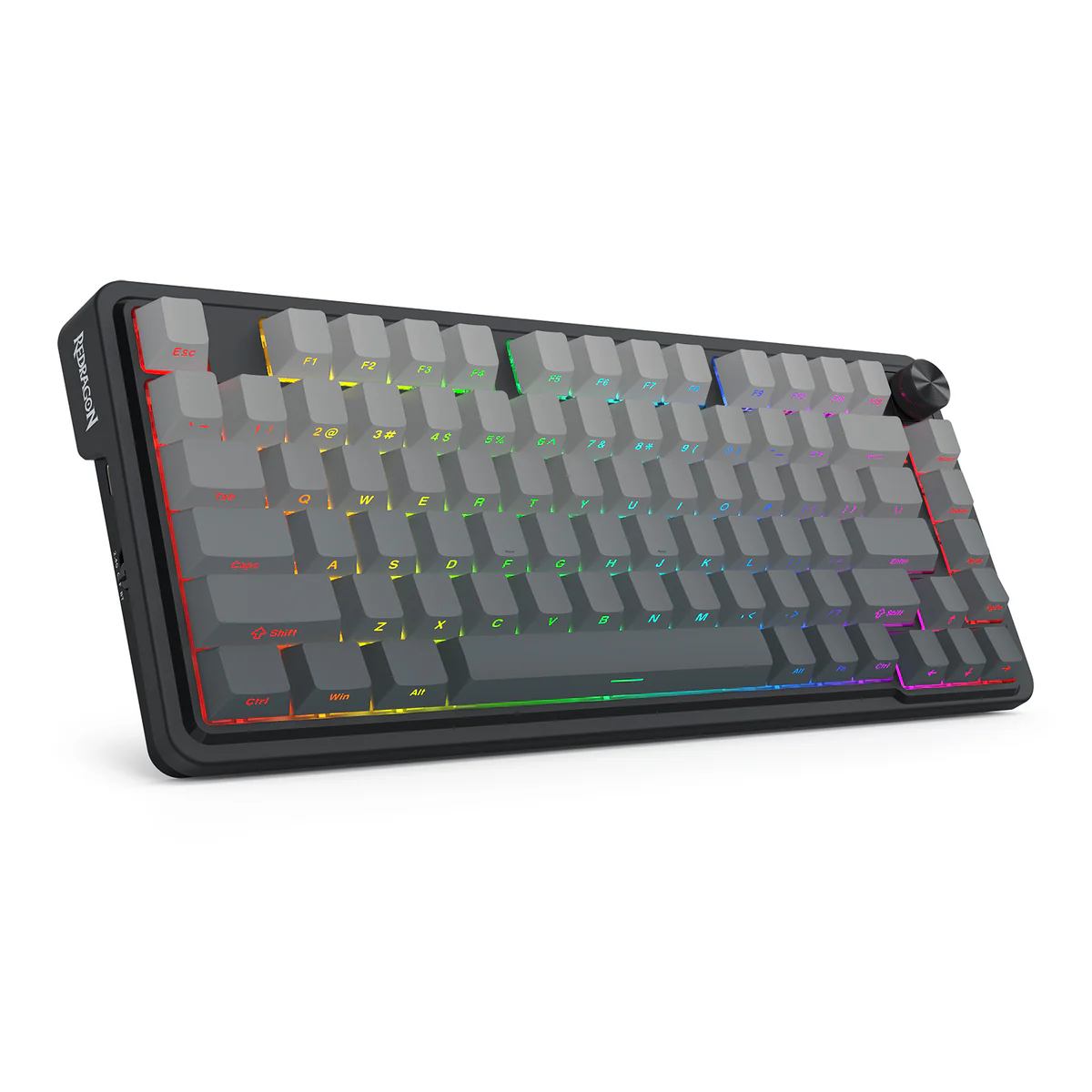 REDRAGON UCAL PRO 82 KEYS TRI-MODE GAMING KEYBOARD BLACK K673SP-RGB-PRO