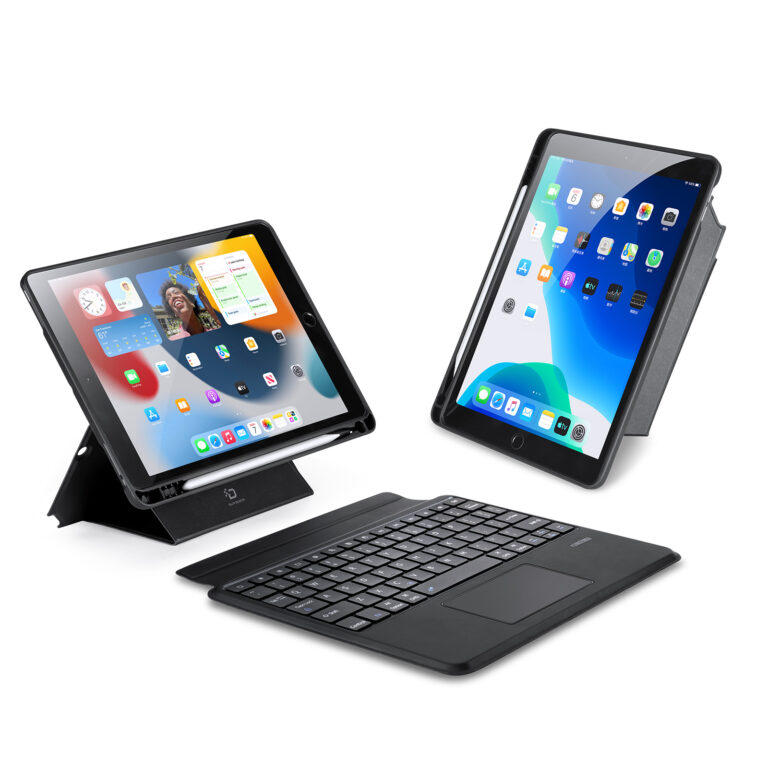 DUX DUCIS IPAD 7/8/9 10.2 INCH MAGNETIC FOLIO KEYBOARD BLACK DK-ALBYBG-001-CP