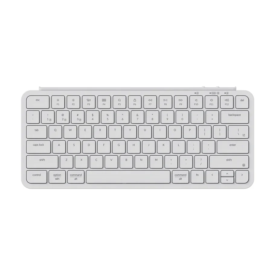 KEYCHRON B1 PRO ULTRA SLIM 2.4G WIRELESS KEYBOARD IVORY WHITE ARABIC B1P-K8-AR