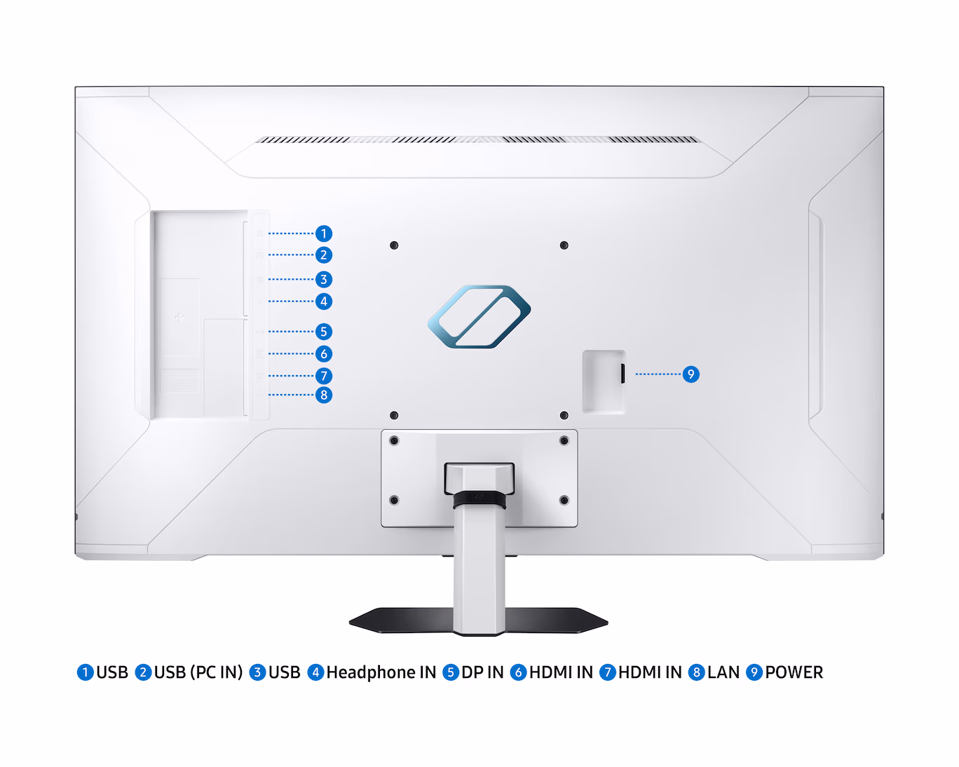 SAMSUNG ODYSSEY 43 INCH NEO G7 UHD 1MS 144HZ FLAT GAMING MONITOR BLACK LS43CG700NMXUE thumbnail 8
