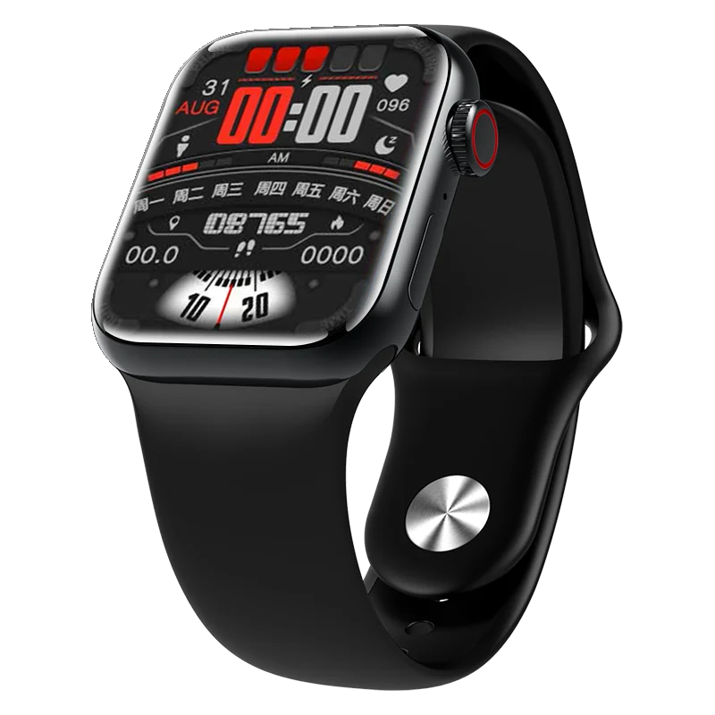 PAWA OPULENT SERIES SMART WATCH 45MM GRAY ALUMNIUM CASE WITH BLACK LOOP PW-08S-BK