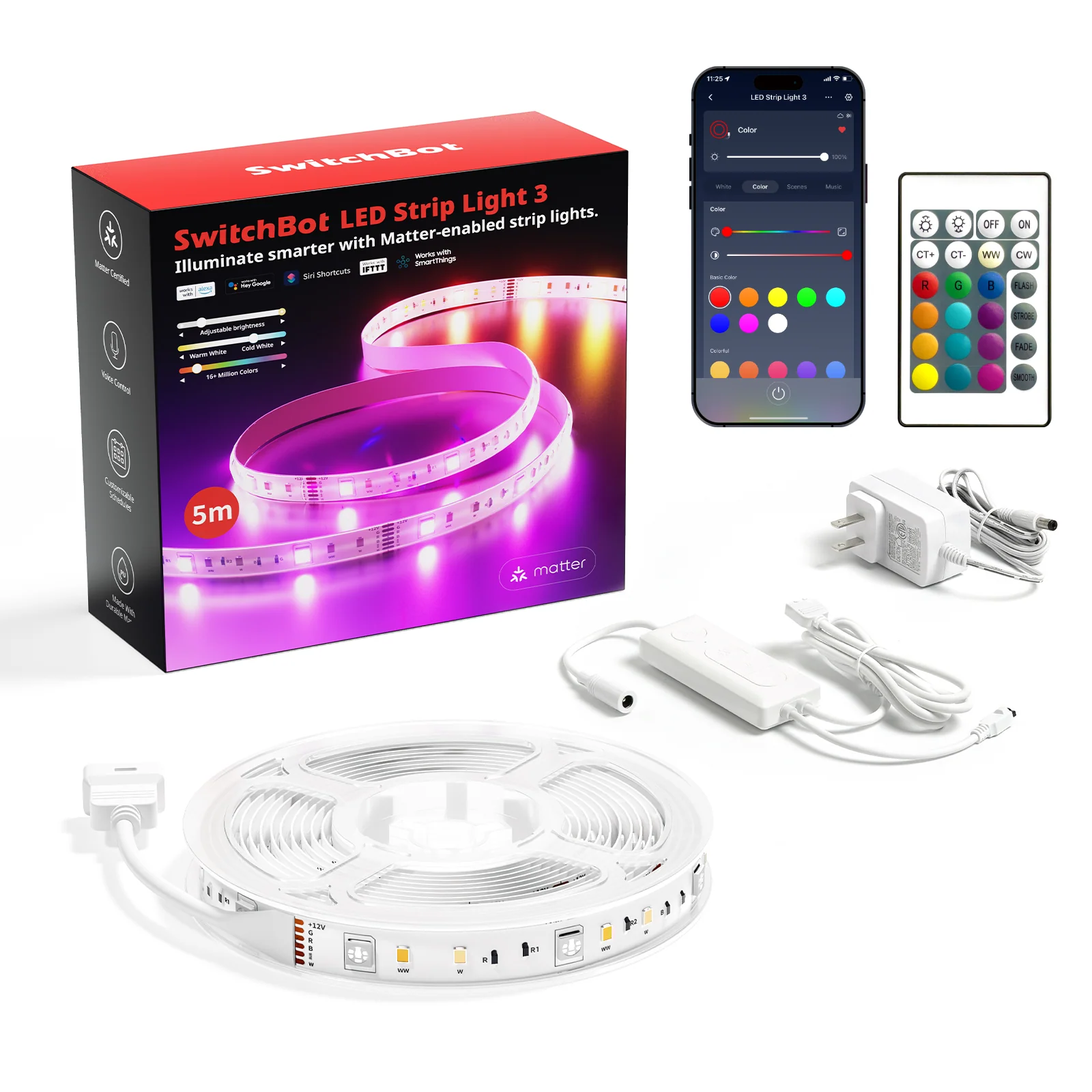 SWITCHBOT LED STRIP LIGHT 3 W1702110 thumbnail 2