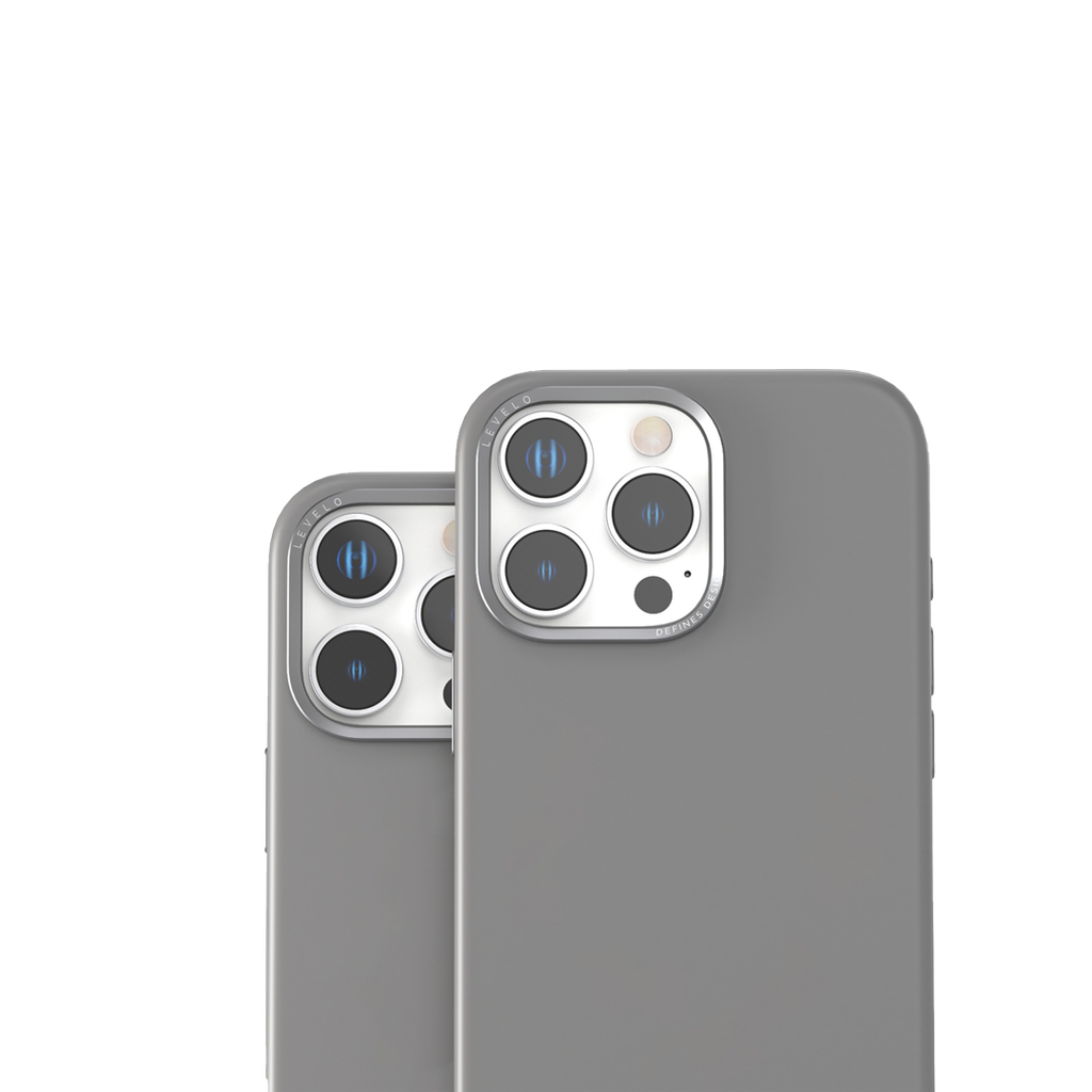 LEVELO IPHONE 16 PRO IRIS PRO MAGSAFE LIQUID SILICONE CASE GRAY LVLIPSC16PGY thumbnail 2