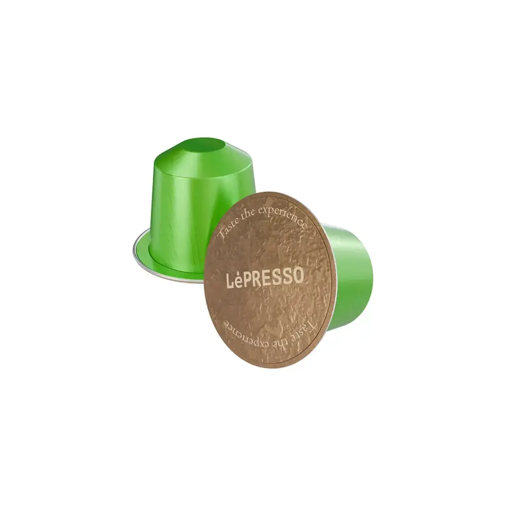 LEPRESSO BRAZIL GOLD EXQUISITE SINGLE-ORIGIN MEDIUM ROAST CAPSULES GREEN LPCFFM0040-BR