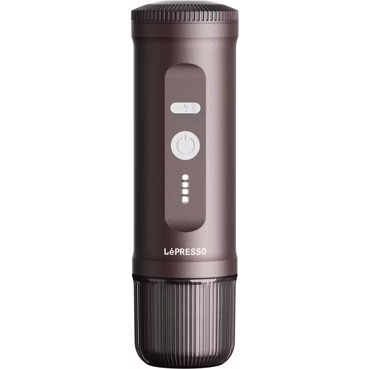 LEPRESSO 2 IN 1 PORTABLE ESPRESSO MAKER GRAY LPCFFPCM0095-GY thumbnail 2