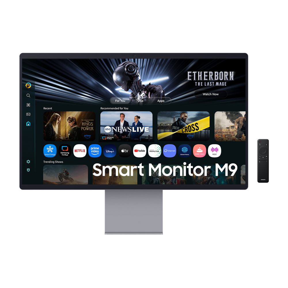 SAMSUNG 32 INCH M9 4K QD-OLED VISION 165HZ 0.03MS SMART MONITOR SILVER LS32FM902SMXUE