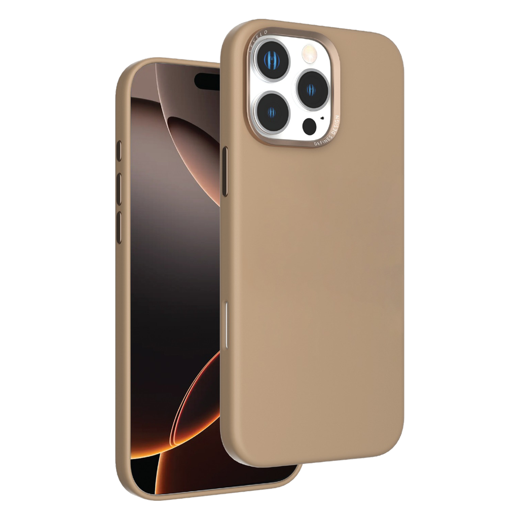 LEVELO IRIS MAGSAFE IPHONE 16 PRO MAX LIQUID SILICONE CASE ROSE GOLD LVL-IMSC-16PM-RSGD