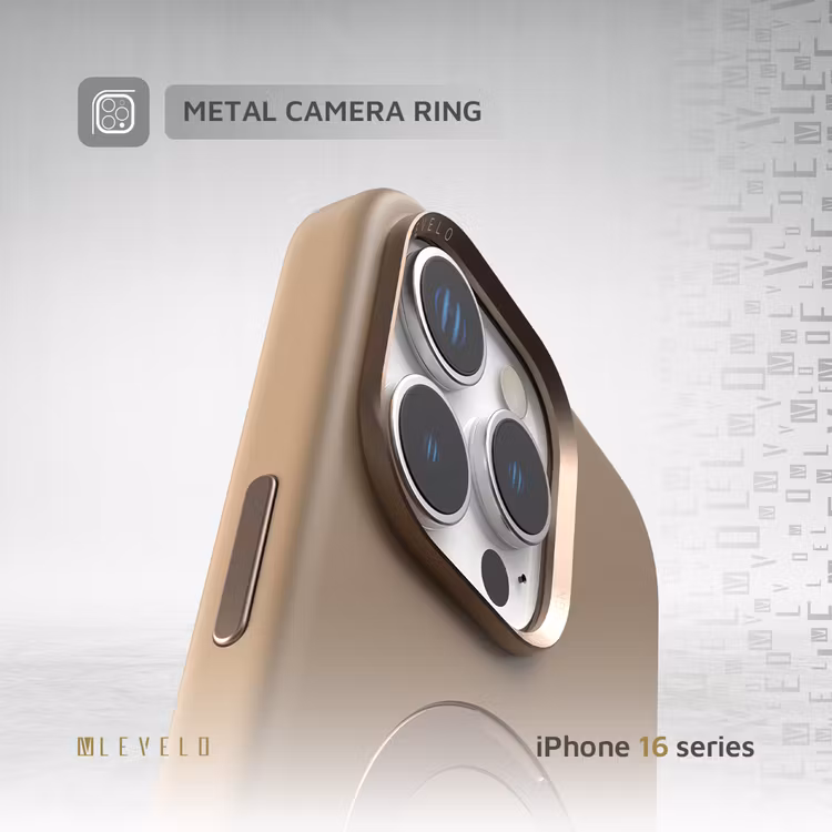 LEVELO IPHONE 16 PRO IRIS PRO MAGSAFE LIQUID SILICONE CASE ROSE GOLD LVL-IPSC-16P-RSGD thumbnail 4