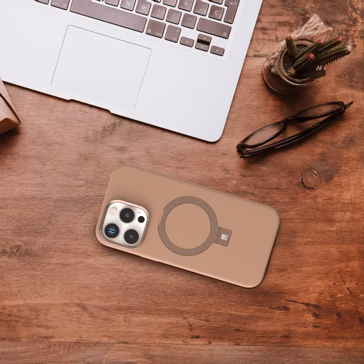 LEVELO IPHONE 16 PRO MAX IRIS PRO MAGSAFE LIQUID SILICONE CASE ROSE GOLD LVL-IPSC-16PM-RSGD thumbnail 15
