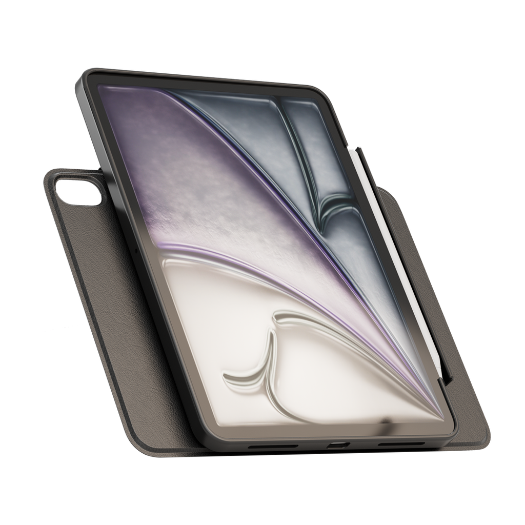 LEVELO IPAD AIR 13 INCH (2024) CONVERGE DETACHABLE CASE BLACK LVLCDCA13BK