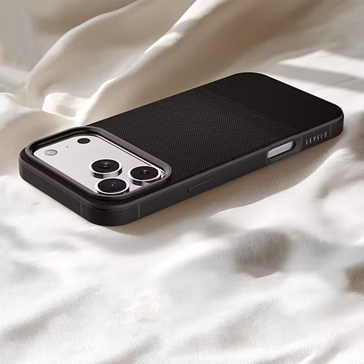 LEVELO IPHONE 17 PRO MAX LEVELO CUIR CASE PHANTOM BLACK LVLCUIR17PMPHBK thumbnail 10