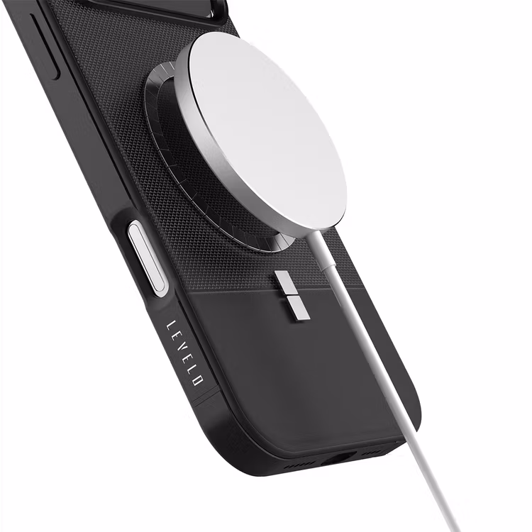 LEVELO IPHONE 17 PRO MAX LEVELO CUIR CASE PHANTOM BLACK LVLCUIR17PMPHBK thumbnail 3
