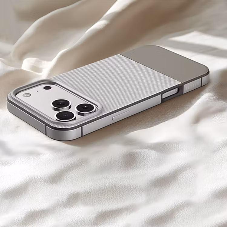 LEVELO IPHONE 17 PRO LEVELO CUIR CASE SILVER STONE LVLCUIR17PSLST thumbnail 3