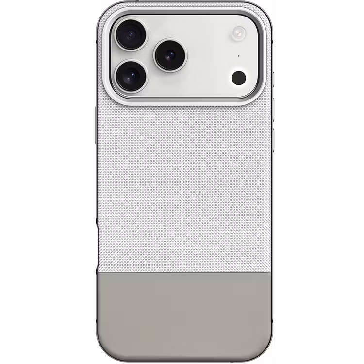 LEVELO IPHONE 17 PRO MAX LEVELO CUIR CASE SILVER STONE LVLCUIR17PMSLST