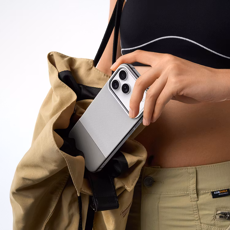 LEVELO IPHONE 17 PRO LEVELO CUIR CASE SILVER STONE LVLCUIR17PSLST thumbnail 4