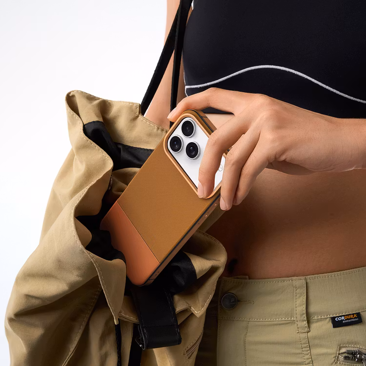 LEVELO IPHONE 17 PRO MAX LEVELO CUIR CASE SUNRISE ORANGE LVLCUIR17PMSORG thumbnail 7