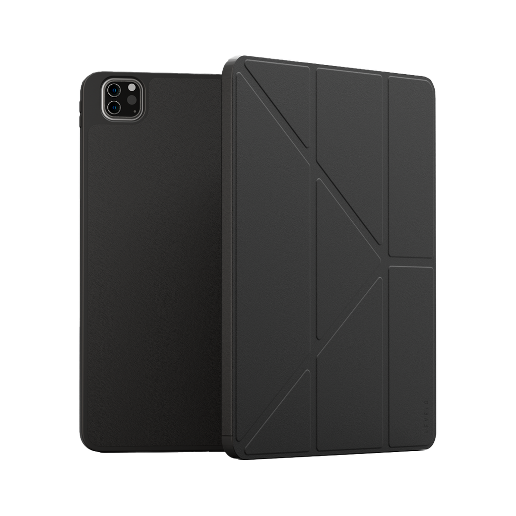 LEVELO ELEGANTE IPAD PRO 11  SCRATCH RESISTANT COATING CASE BLACK LVLELGP1124BK thumbnail 2