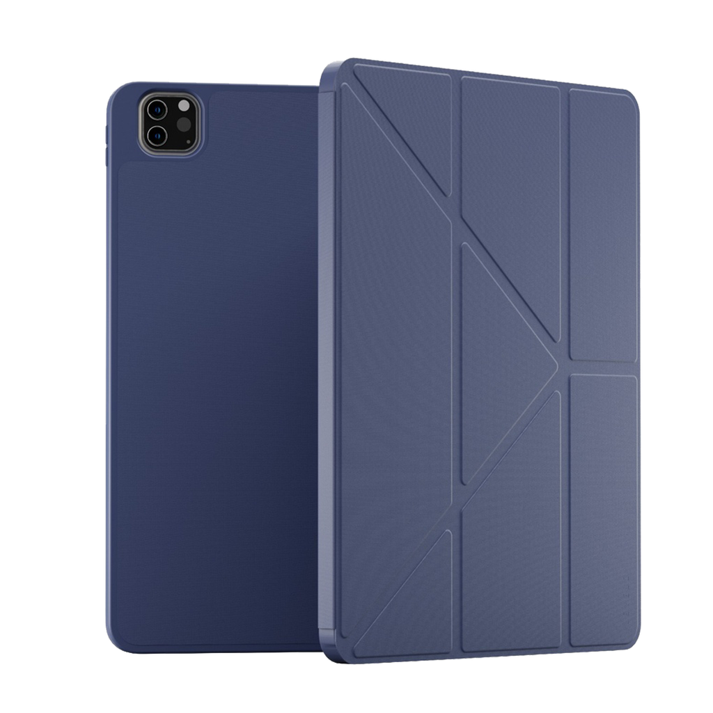 LEVELO ELEGANTE IPAD PRO 12.9 HYBRID LEATHER MAGNETIC CASE BLUE LVLELGP12BU