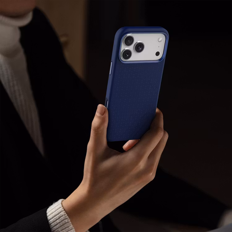 LEVELO FIORA IPHONE 17 PRO MAX MAGSAFE LIQUID SILICONE CASE BLUE LVLFIOM17PMDBL thumbnail 4