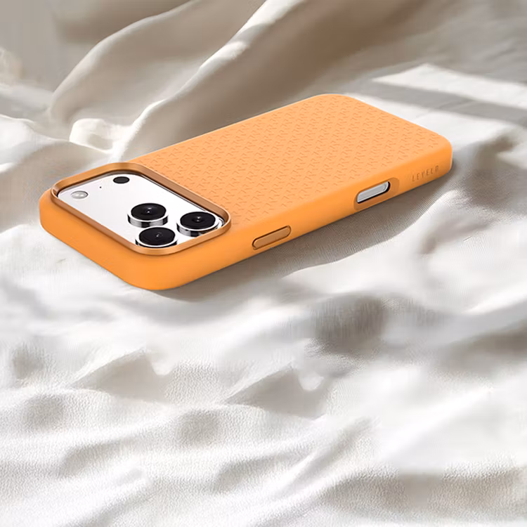LEVELO FIORA IPHONE 17 PRO MAGSAFE LIQUID SILICONE CASE ORANGE LVLFIOM17PORG thumbnail 8