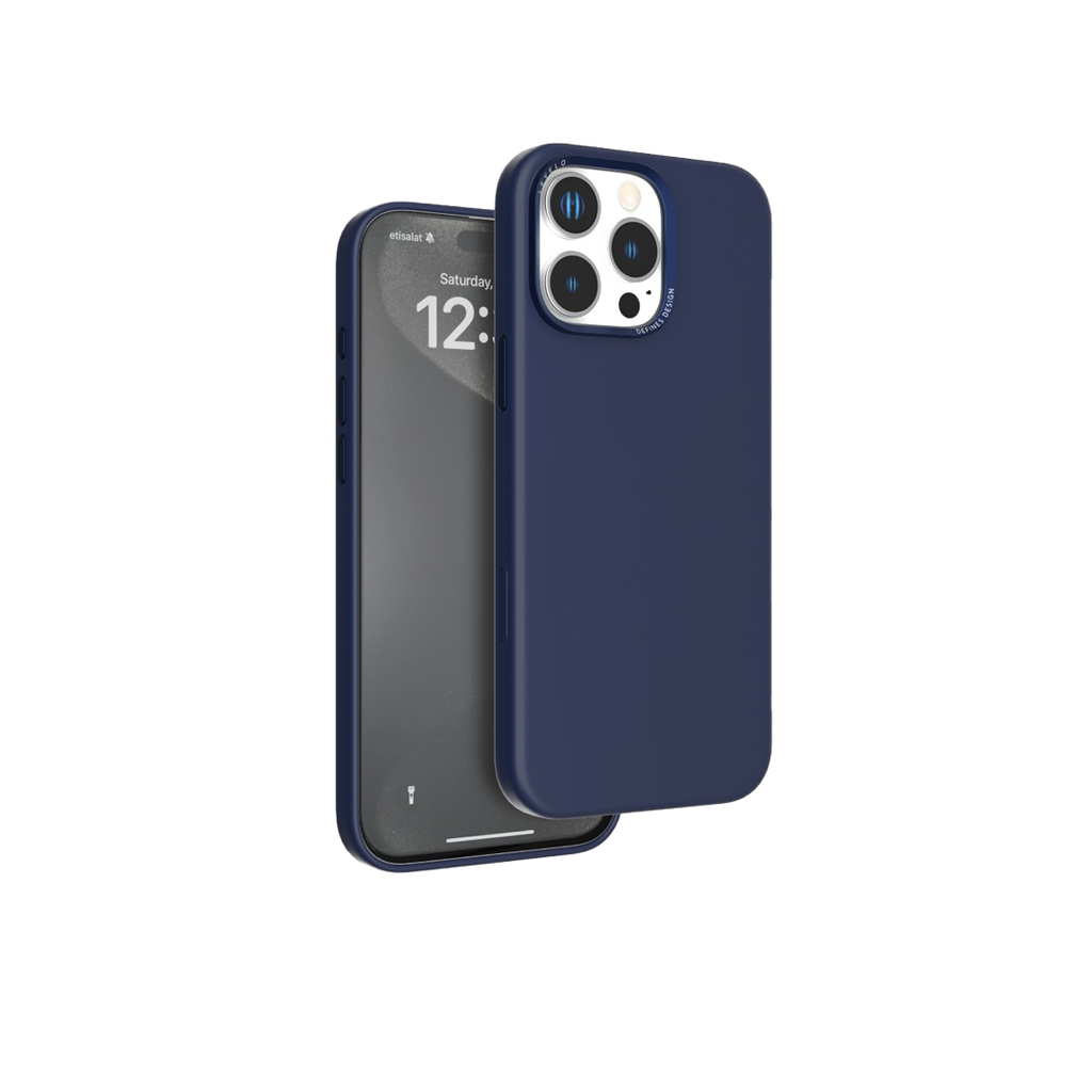 LEVELO IRIS MAGSAFE IPHONE 16 PRO MAX LIQUID SILICONE CASE BLUE LVLIMSC16PMBL