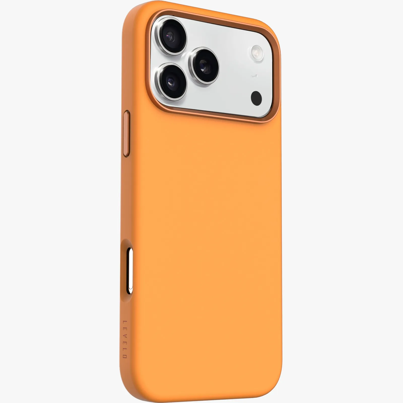 LEVELO IRIS IPHONE 17 PRO MAX MAGSAFE LIQUID SILICONE CASE ORANGE LVLIRISM17MORG