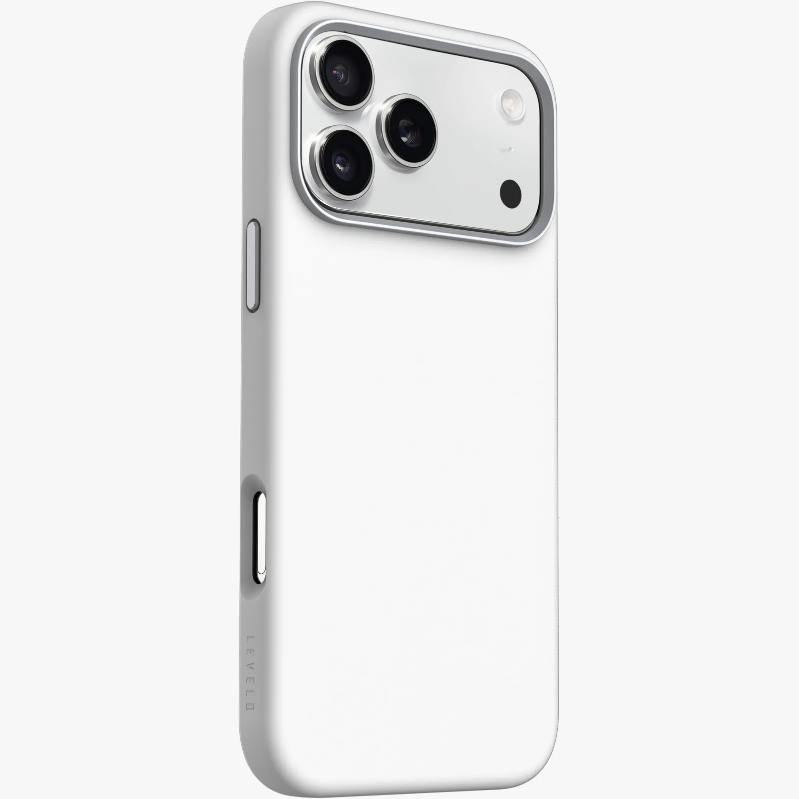 LEVELO IRIS IPHONE 17 PRO MAX MAGSAFE LIQUID SILICONE CASE SILVER LVLIRISM17PMSL