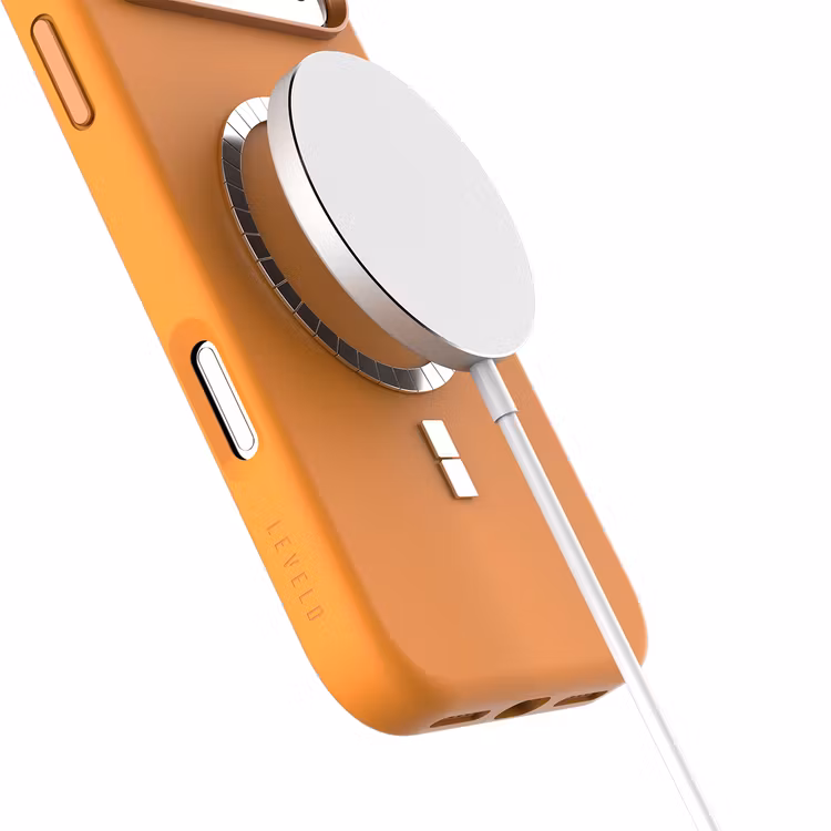 LEVELO IRIS IPHONE 17 PRO MAX MAGSAFE LIQUID SILICONE CASE ORANGE LVLIRISM17MORG thumbnail 2