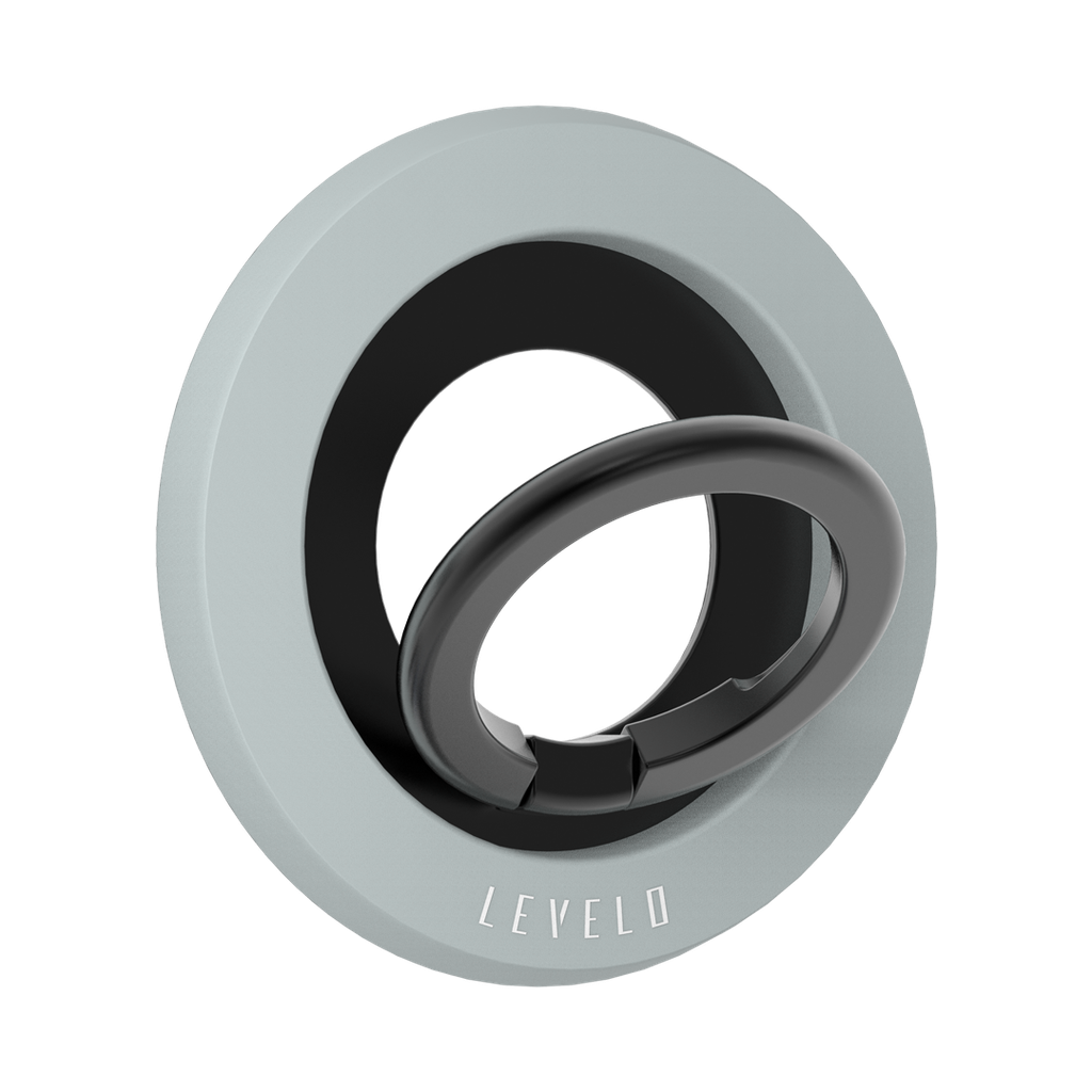 LEVELO LUCERO 2 IN 1 PHONE RING HOLDER GREY LVLLMGHGY