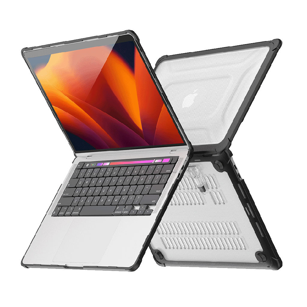 LEVELO ESPECTRO MACBOOK PRO 13.3 INCH CASE BLACK LVLMP13BK