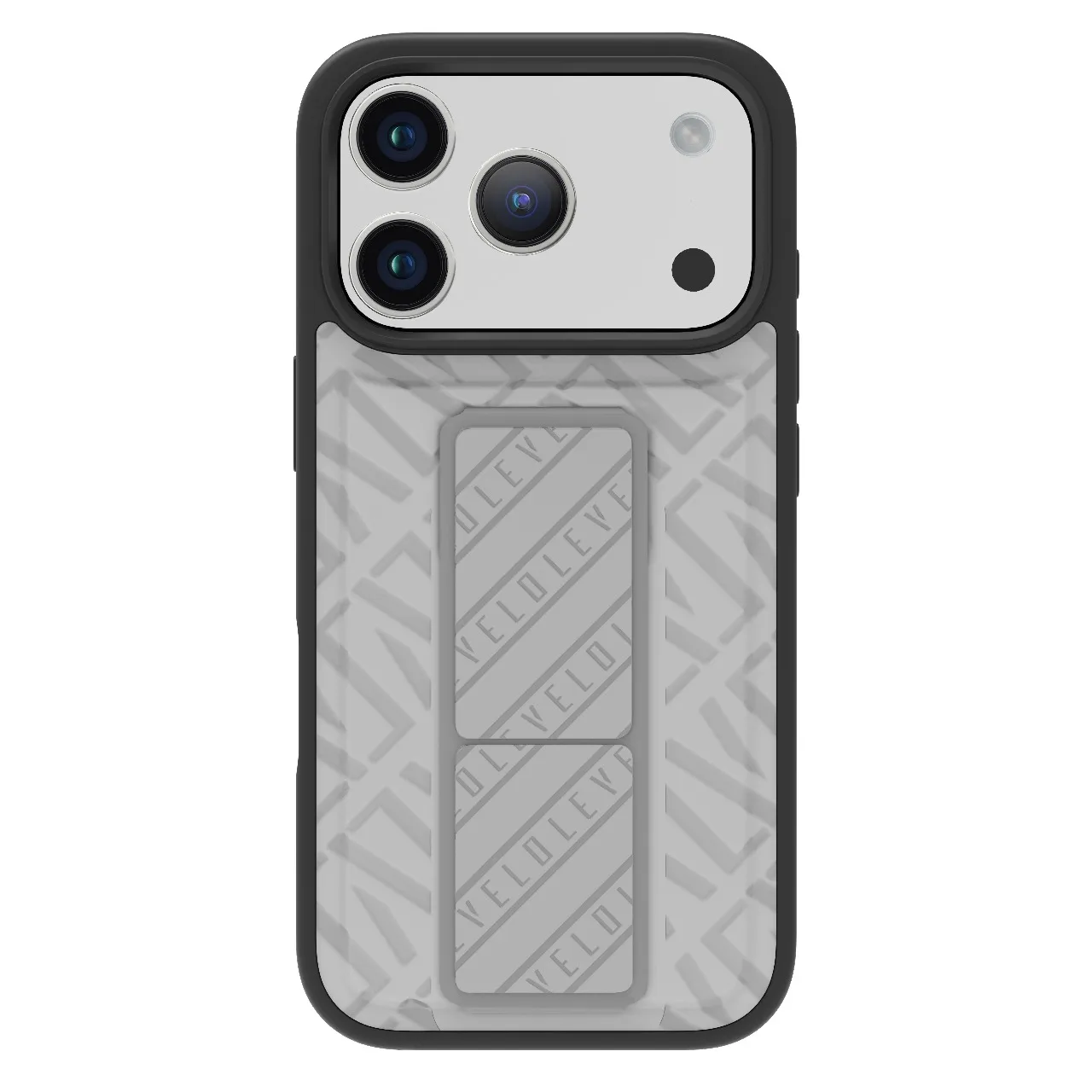LEVELO MORPHIX CUERO IPHONE 17 PRO GRIPSTAND CASE CLOUD GREY LVLMRPCGIP17PCGY