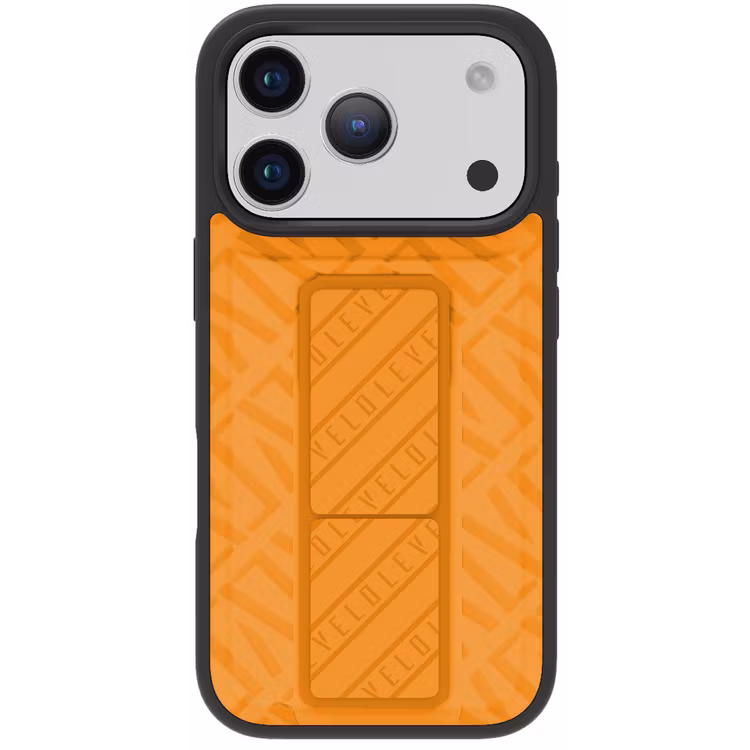 LEVELO MORPHIX CUERO IPHONE 17 PRO GRIPSTAND CASE SUNRISE ORANGE LVLMRPCGIP17PSORG thumbnail 3