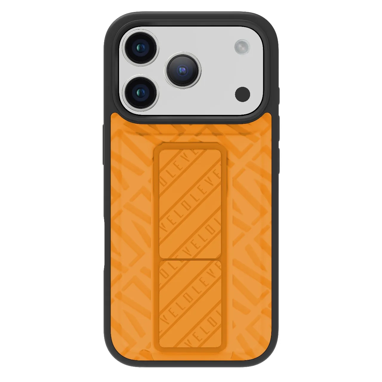 LEVELO MORPHIX CUERO IPHONE 17 PRO GRIPSTAND CASE SUNRISE ORANGE LVLMRPCGIP17PSORG